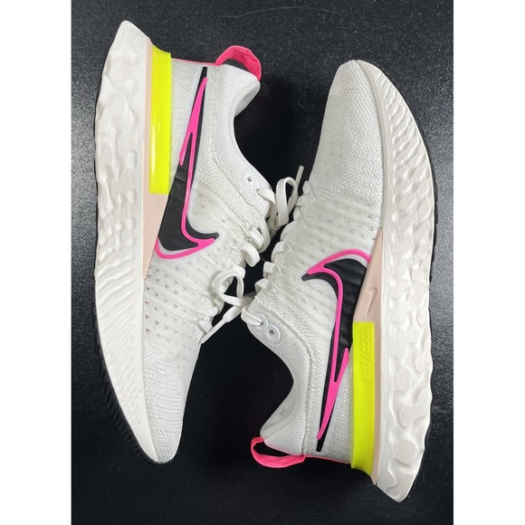 Nike Shoes Women 9 React Infinity Run Flyknit 2 'Rawdacious' Running DJ5396-100 - Picture 6 of 16